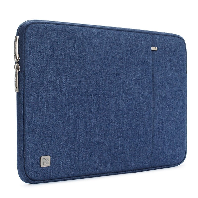 NIDOO 14 Inch Laptop Sleeve Computer Case Portable Carrying Bag for 14" Notebook / 15" MacBook Air M2 M3 2024/14" LenovoThinkPad T14 L14 / 15" Surface Laptop 5 4 3 / Dell Latitude Inspiron HP, Blue - Image 2